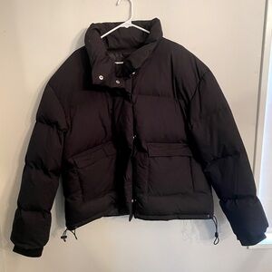Missguided Ultimate Black Puffer